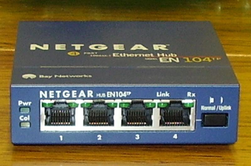 Picture of an ethernet hub