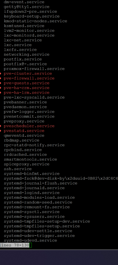 Troubleshooting commands